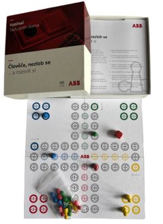 Promotional "Ludo" board game, with custom printing on the box and game board—the perfect solution for corporate gifts, events, marketing campaigns, or sales promotions