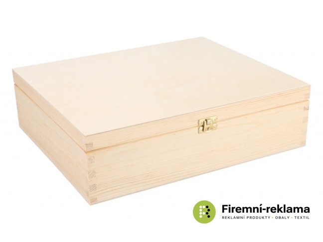 Corporate gift - Wooden box for 3 wines