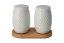 Porcelain-bamboo salt and pepper shaker
