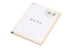 Wooden menu board A4 - birch