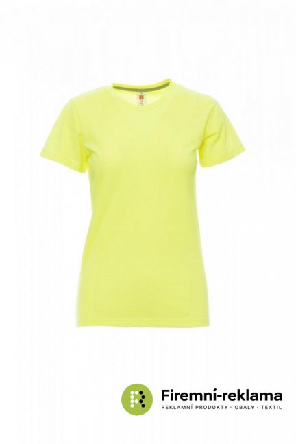 Dámské tričko SUNSET LADY FLUO - Barva: fuchsiová fluo, Velikost: M