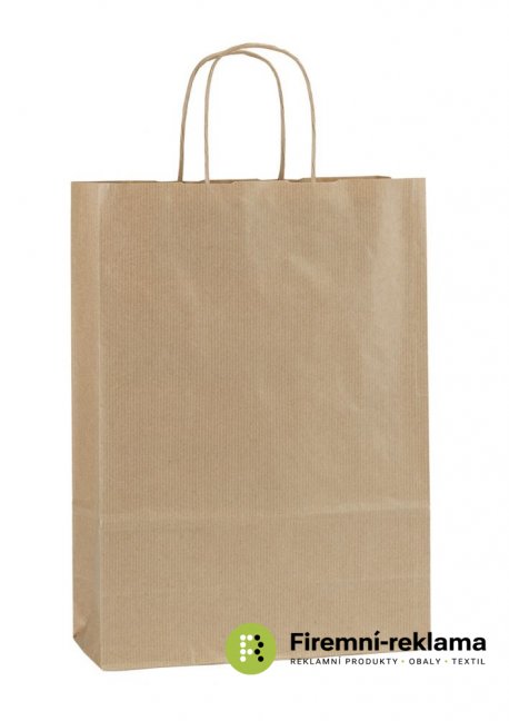 Papírová taška NATURA S - Balení: 1ks, Velikost: 18x8x25cm