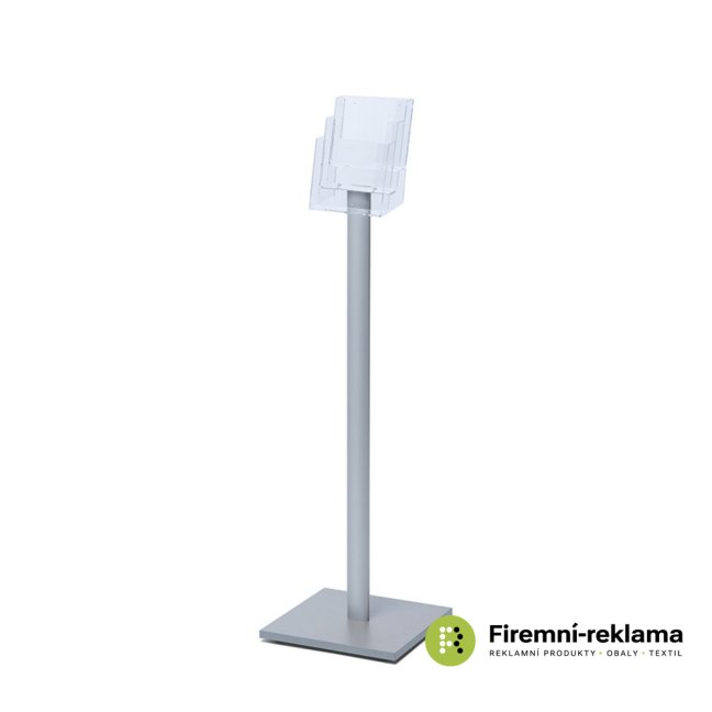 A5 Leaflet Stand - Colour: silver, Media Size: 3 x A5
