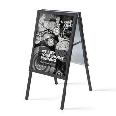 Reklamní áčko 500x700mm, ostrý roh, profil 32mm