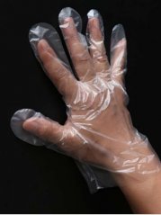 Jednorázové rukavice PE
