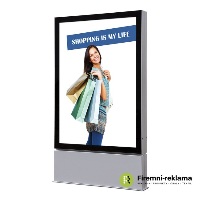 Outdoor Premium Poster Case 1200x1800 mm LED - Colour: black, Media Size: 1200 x 1800 mm