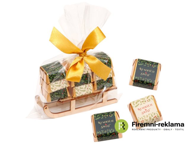 Chocolate sleigh - Packaging: 50pcs