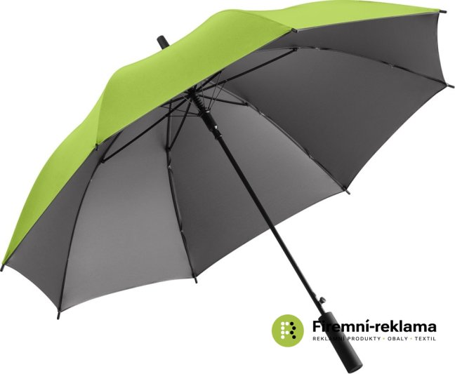 AC regular umbrella FARE® Doubleface - Colour: lime/grey