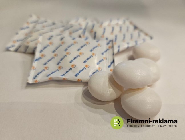 Mentos in a bag with custom printing