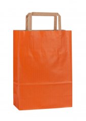 Papírová taška RAINBOW oranžová 18x8x25cm