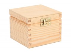 Corporate gift - Wooden box 10 x 10 x 7 cm