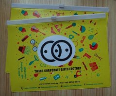 Plastic envelope with ZIP closure