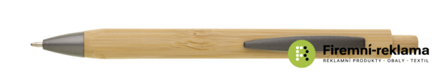 TRILO triangular ballpoint pen - bamboo and metal