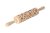 Embossed rolling pin for dough flakes