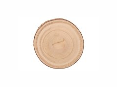 Dřevěná podložka s kůrou 10 cm
