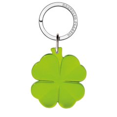 Lucky keyring, four-leaf clover keychain with custom printing