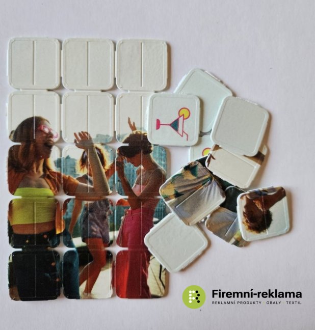 Advertising festival tokens - white plastic tokens with custom printing, suitable for large festivals, concerts, sporting events, and other mass events