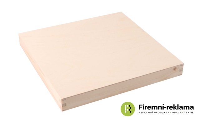Wooden serving tray 30 x 30 cm