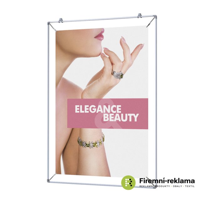 Stretch Poster Frame - Colour: silver, Media Size: A1 (594 x 841 mm)