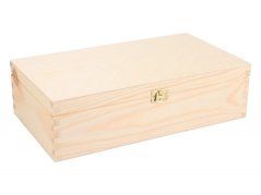 Corporate gift - Wooden box for 2 wines