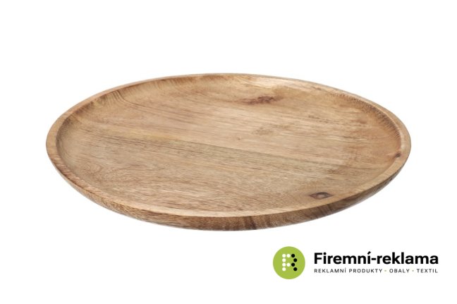 Mango wood serving tray - 30 cm