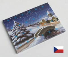Advent calendar A5 with advertising print