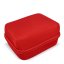 Andes promotional first aid kit – red plastic case suitable for custom printing, first aid kit for the workplace, travel, vacation, home, suitable as a practical promotional item.