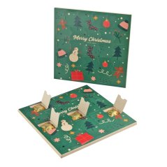 Eco-friendly square advent calendar