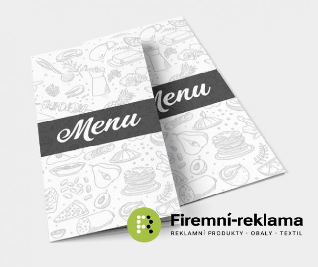 Print menu - Food and drink menu - Packaging: 10pcs