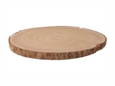 Dřevěná podložka s kůrou 30 cm