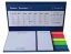 Desk calendar with pads and indexes - Packaging: 250pcs