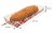Paper food tray (corn dogs, sausages, baguettes, etc.) with custom printing