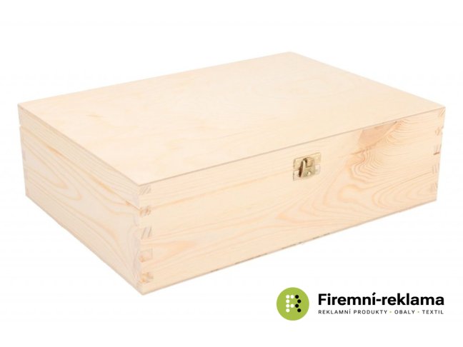 Firemní dárek - Dřevěná krabička 34 x 25 x 10 cm