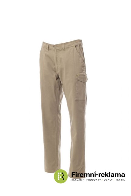 Pánské kalhoty POWER STRETCH - Barva: khaki, Velikost: L
