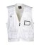 James Ross Waistcoat New Safari - Colour: white, Size: S