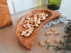 Miska z olivového dřeva - měsíc