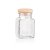 Glass spice jar - wooden 150ml