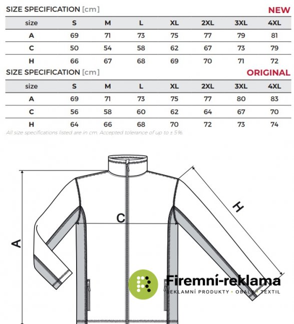 Frosty fleece jacket S-4XL - Size: S