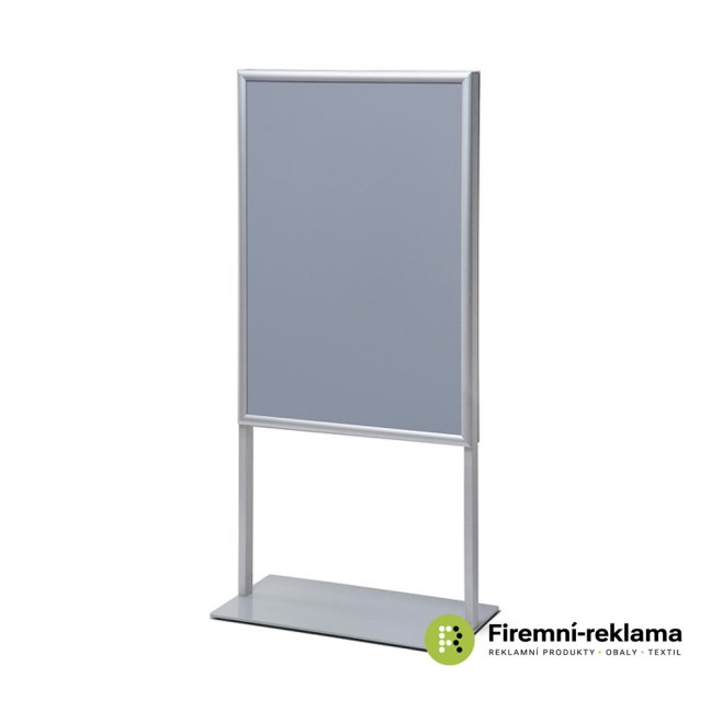 Poster Stand - Colour: silver, Media Size: 700 x 1000 mm
