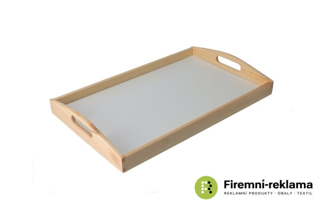 Wooden serving tray 47 x 30 x 6 cm