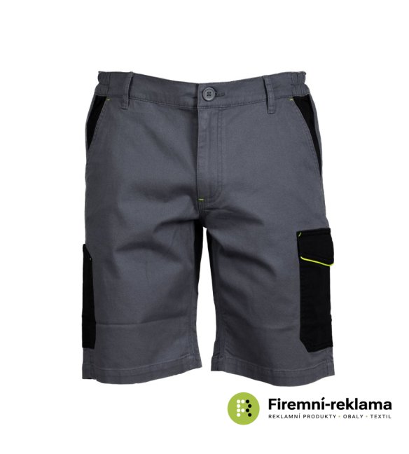 James Ross Pant  Zurigo Bicolor Shorts - Colour: grey, Size: S