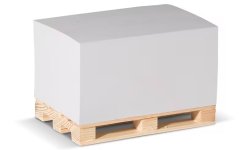 Blok na paletce bez potisku