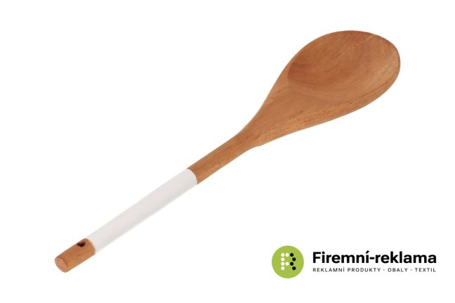 Oval wooden spoon WHITELINE acacia - 30 cm