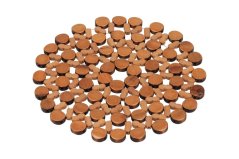 Decorative bamboo mat for the pot - 22 cm