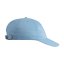 Cap 6 panels with advertising print - Packaging: 100pcs, Colour: white