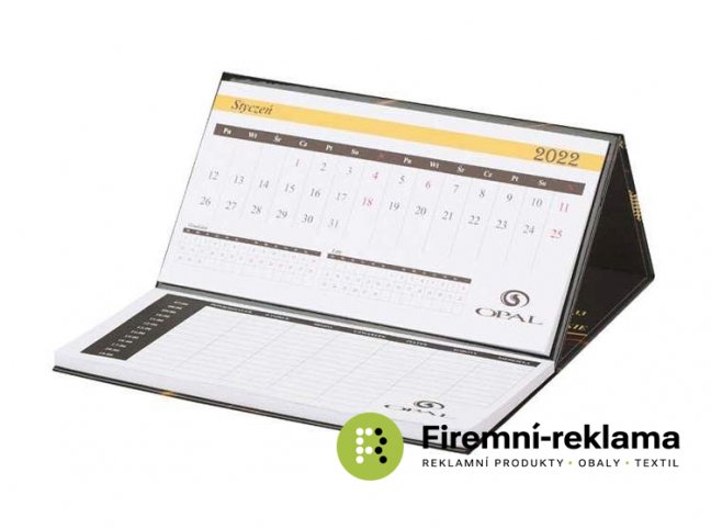 Desk calendar with agenda - Packaging: 250pcs