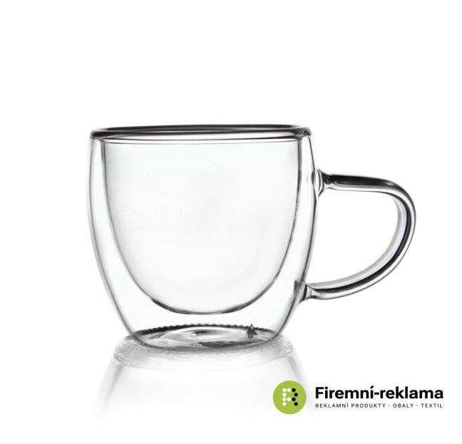 Isothermal cup with handle 110 ml