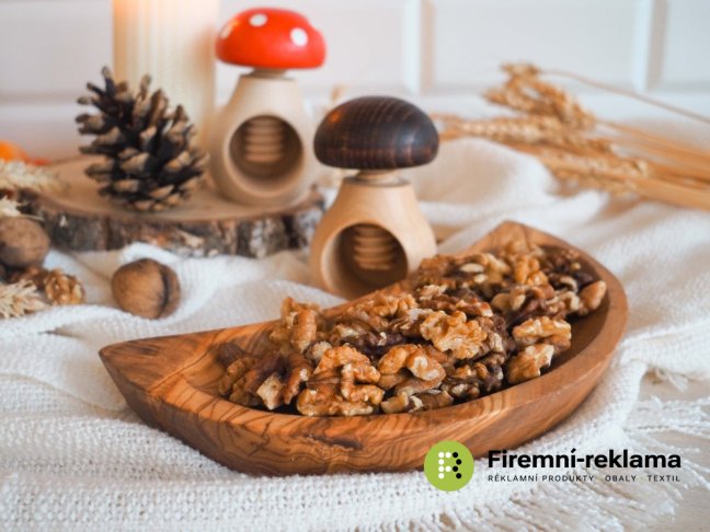 Olive wood bowl - moon