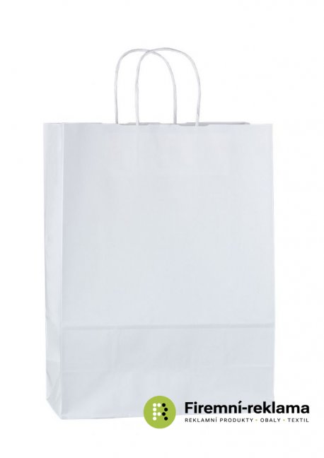 Paper bag BIANCO - Packaging: 1pcs, Size: 18x8x25cm
