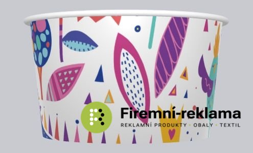 Recyclable Ice Cream Cup 180ml (6oz) - Packaging: 750pcs